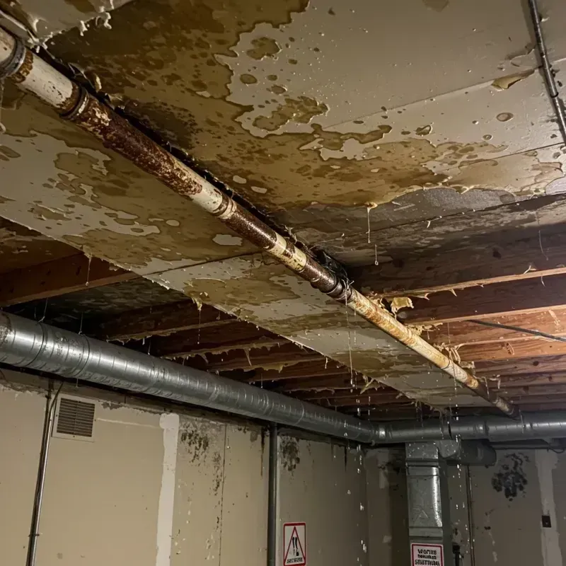 Ceiling Water Damage Repair in Canterbury, NH